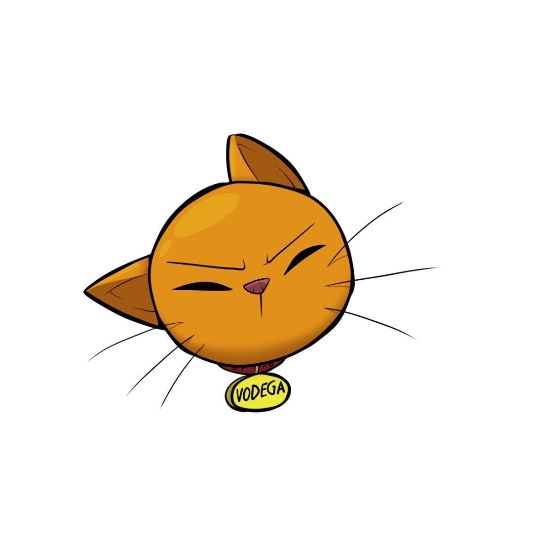 cat cartoon head
