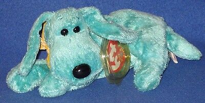 a green puppy beanie baby