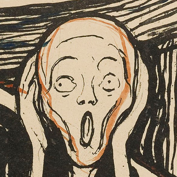 Edvard Munch, The Scream, Courtesy the Gundersen Collection