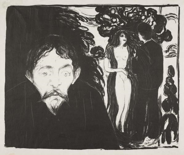 Edvard Munch, Jealousy, Courtesy the National Galleries of Scotland