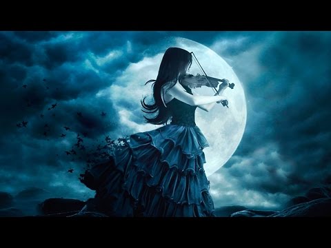 Gothic Girl Playing Violin