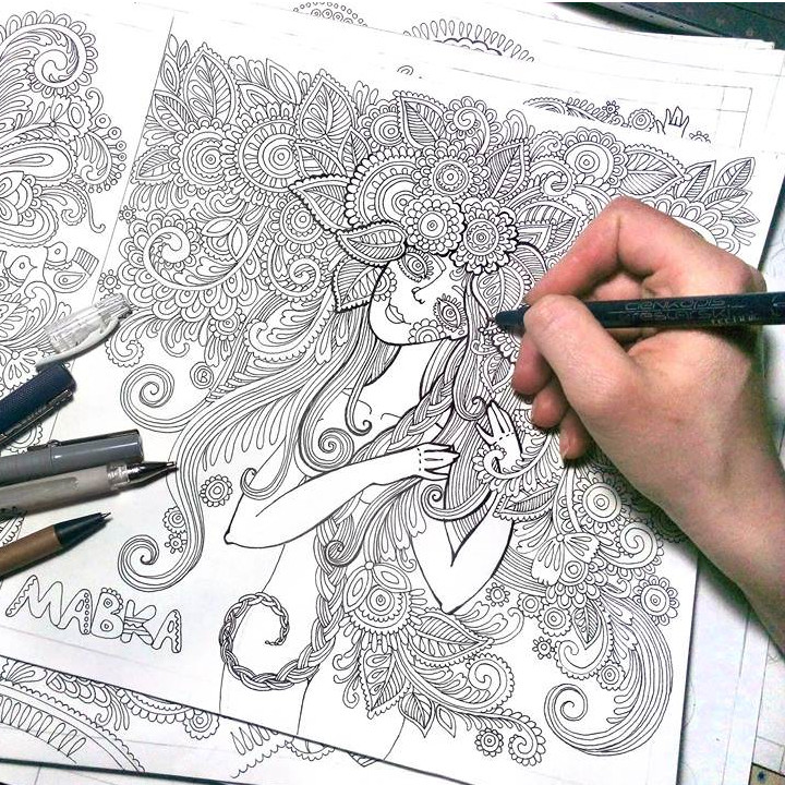 Adult Colouring Books