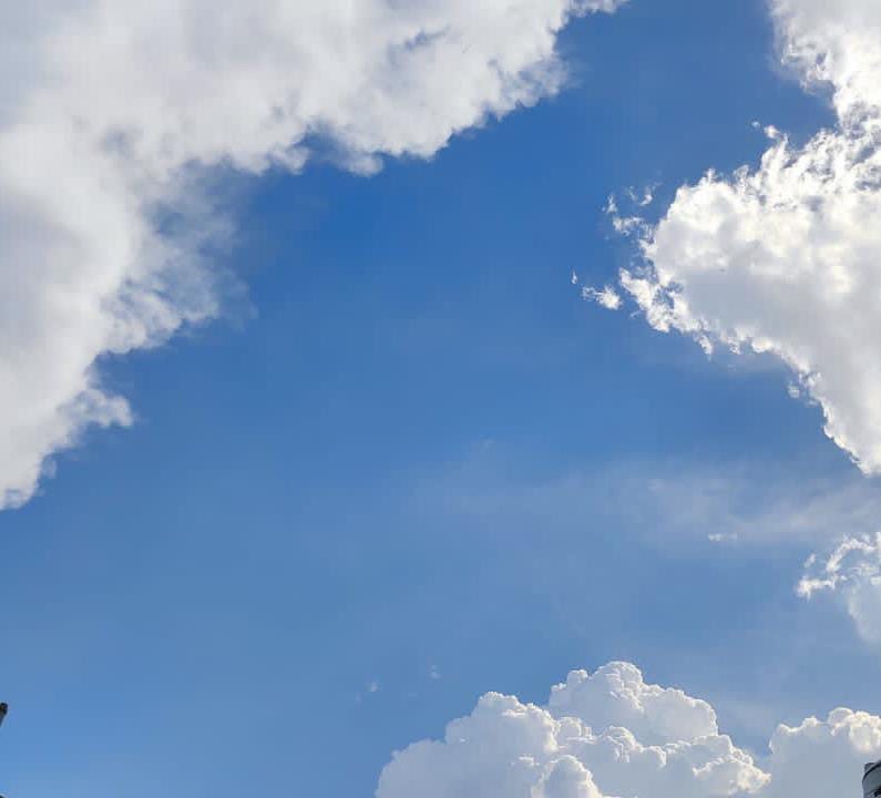 sky blue cloudy nights