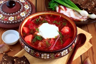 Ukrainian borscht