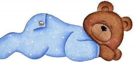 teddy bear sleeping