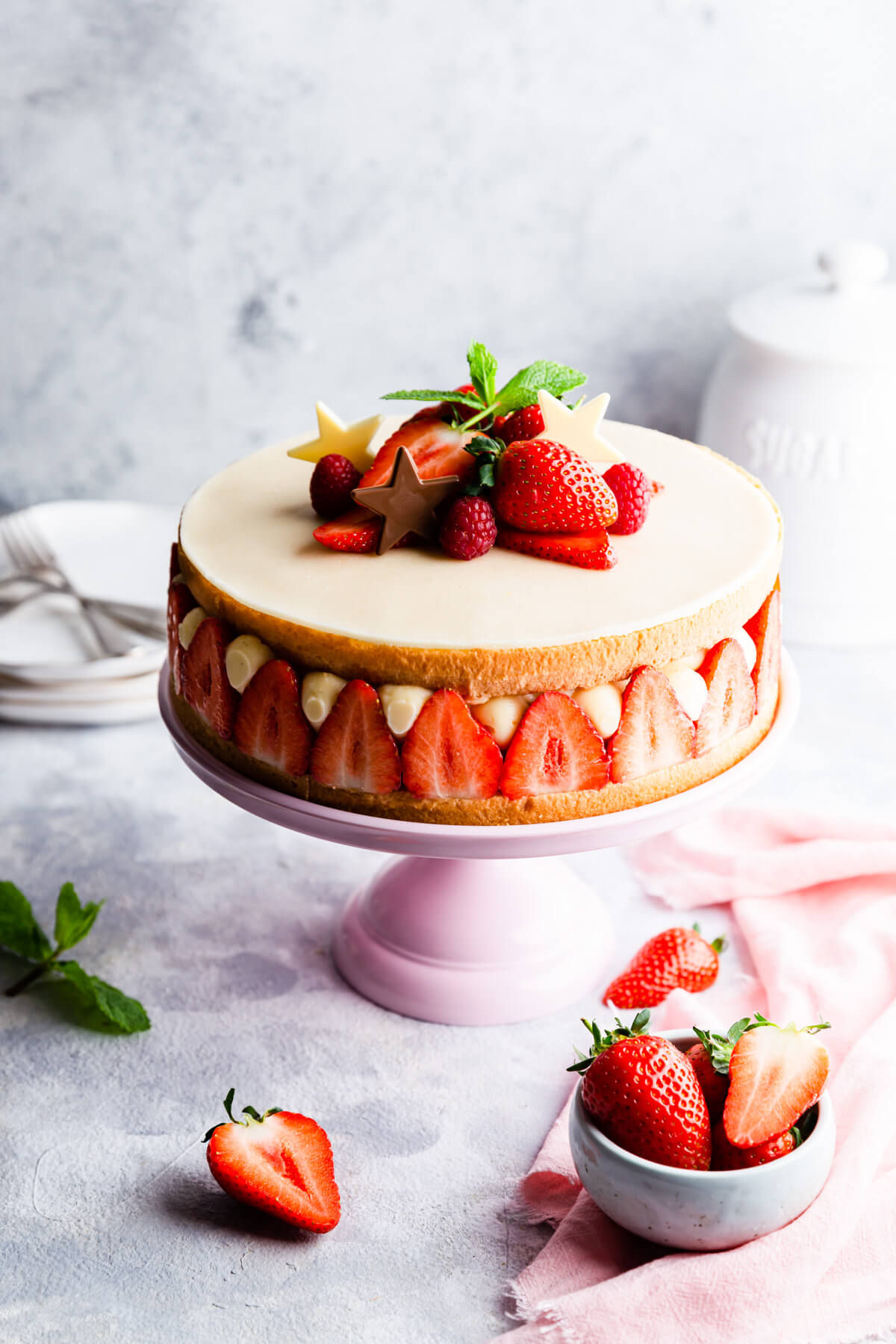 Fraisier Cake