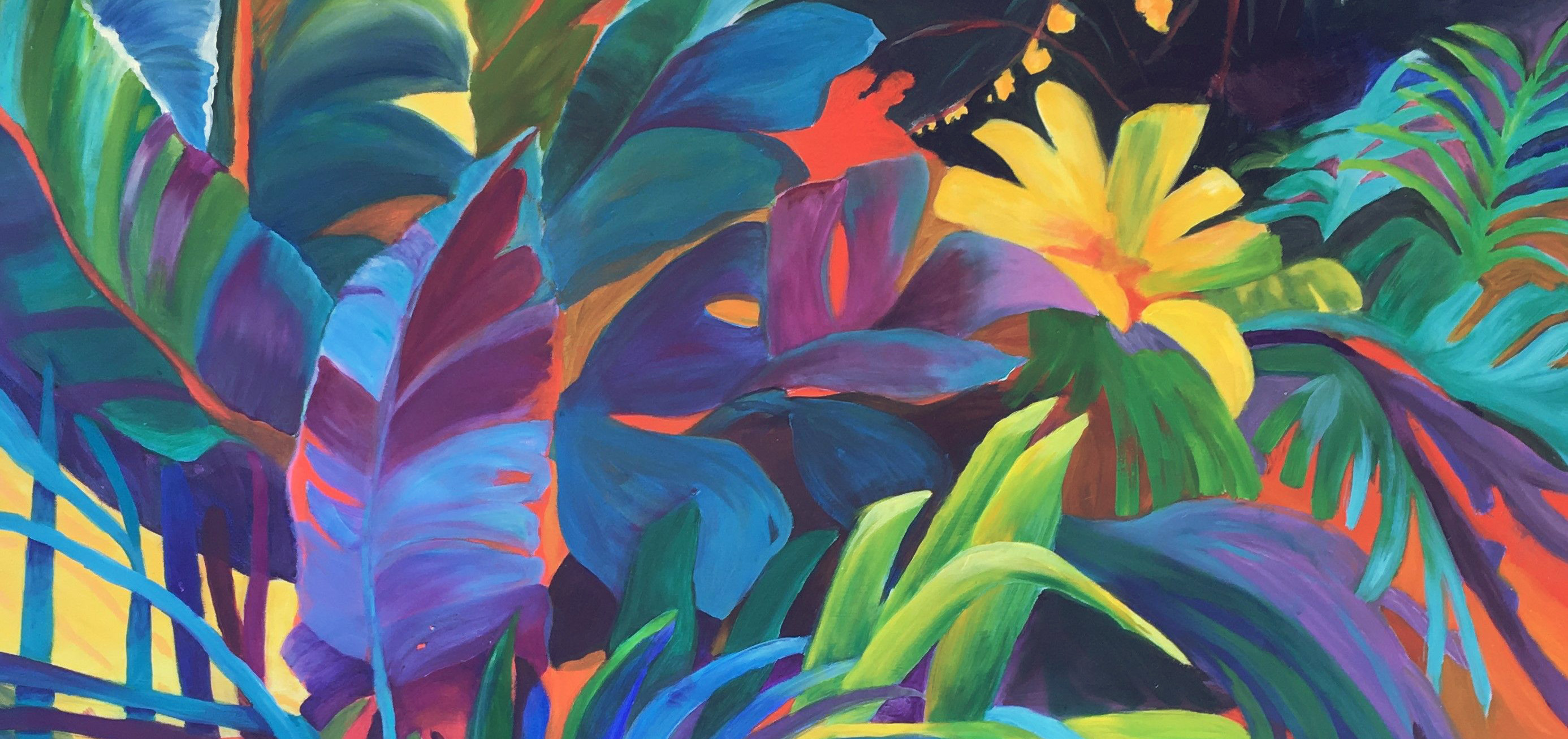 Beautiful tropic leafs