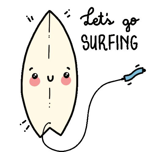 Gif Lets Go Surfing