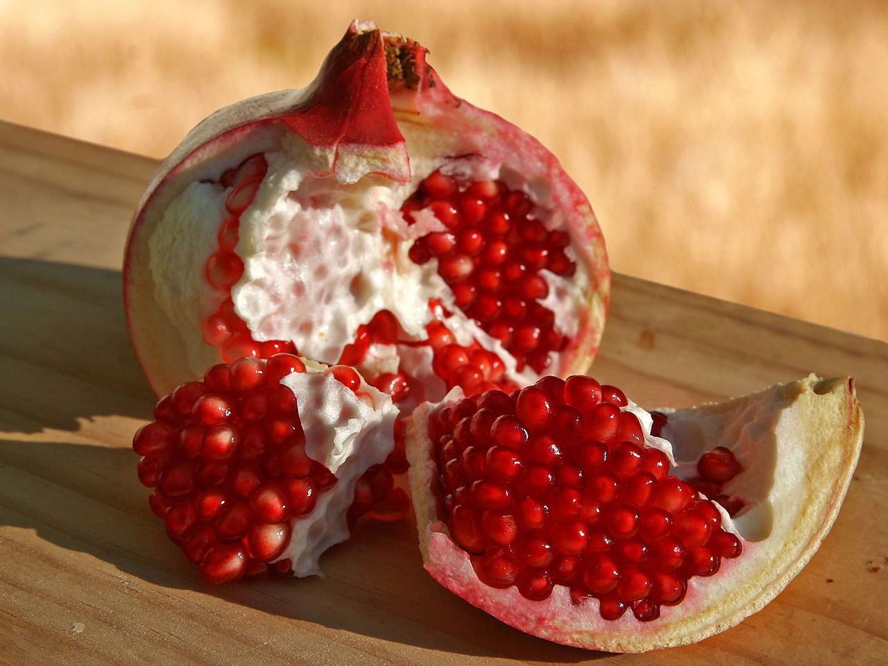 Pomegranate fruits