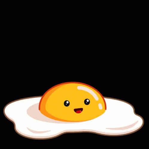 animated egg jumping