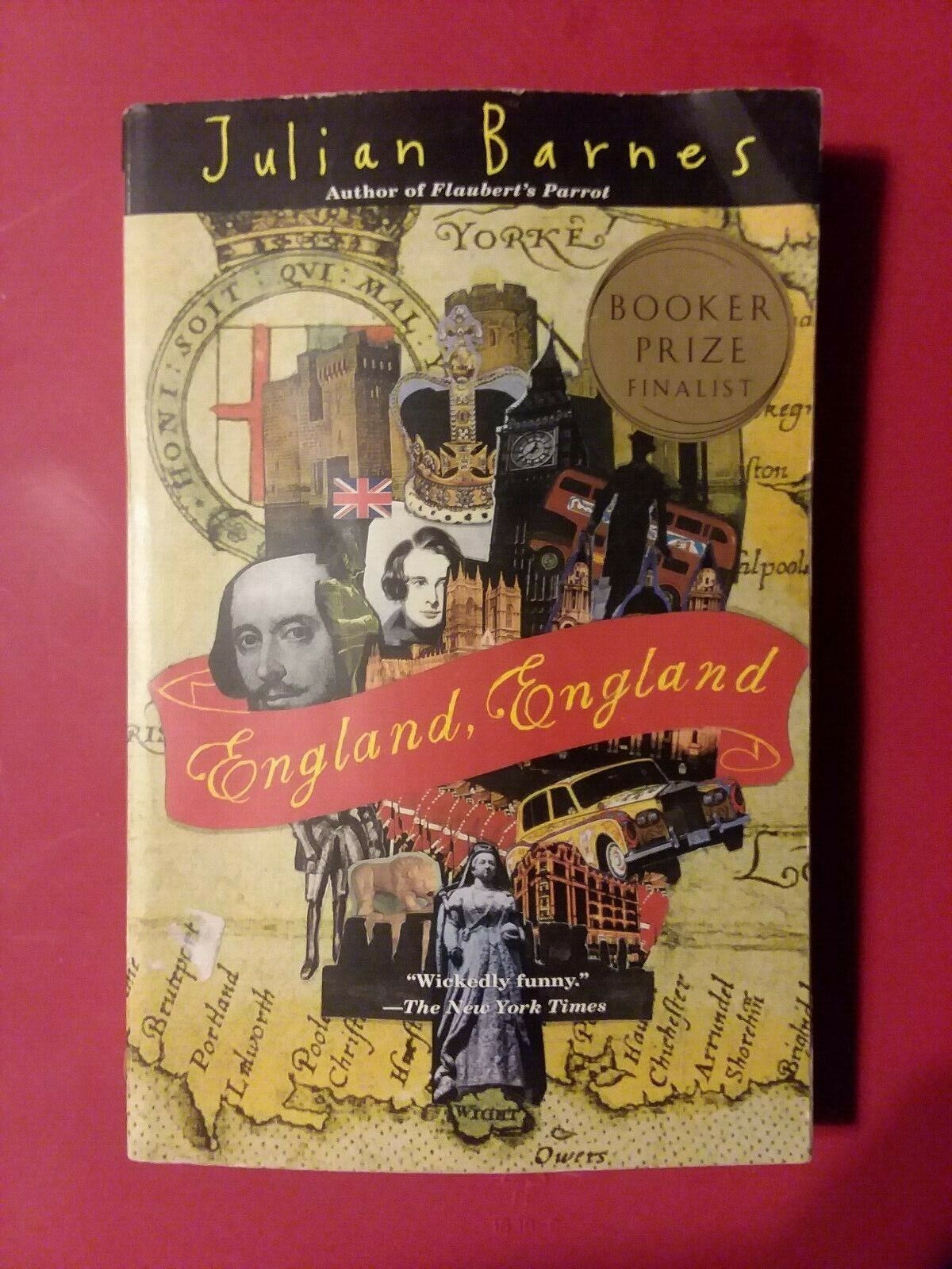 cover for book England, England
