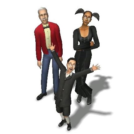 Goth Family Without Bella