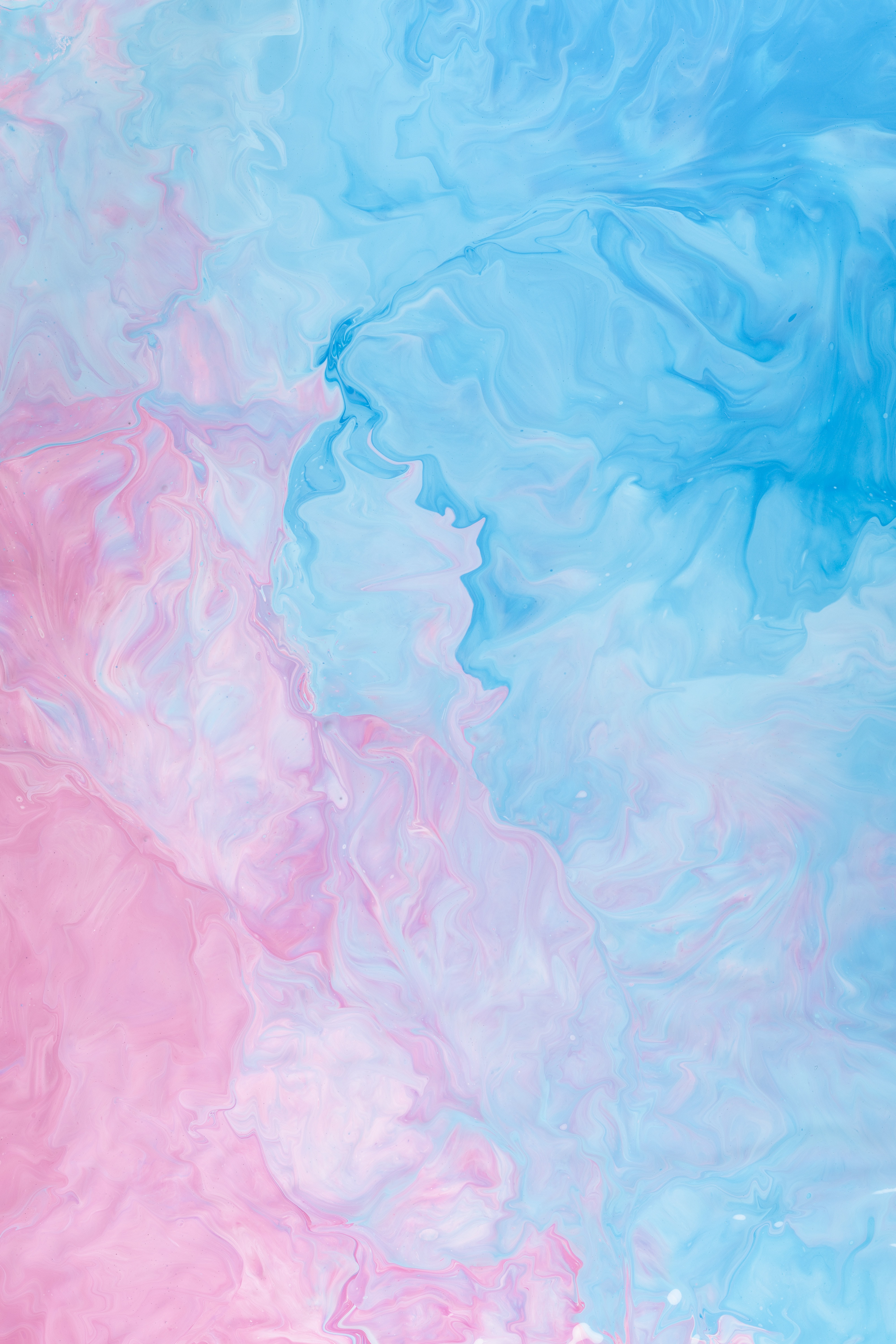 blue-pink painting