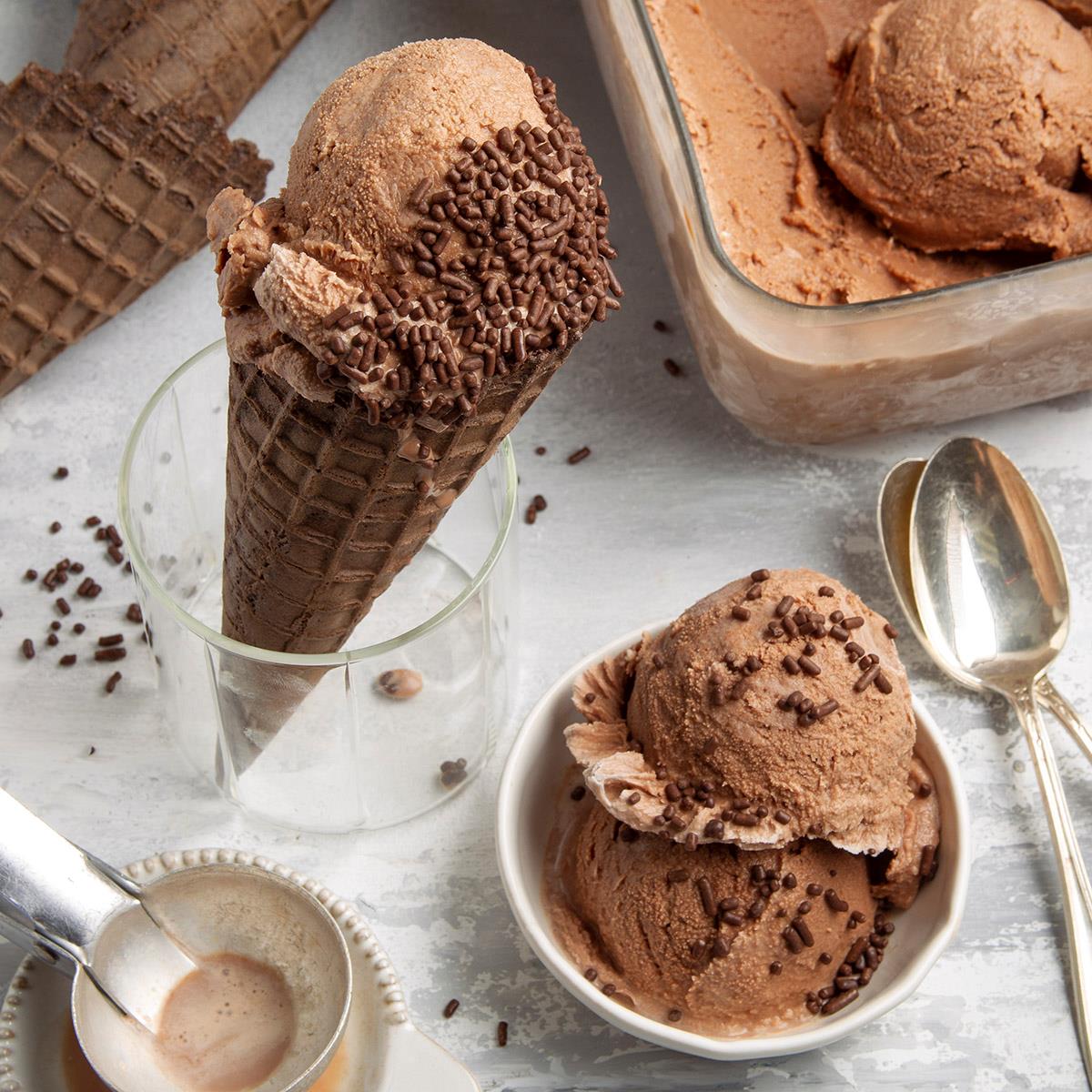 Chocolate ice cream