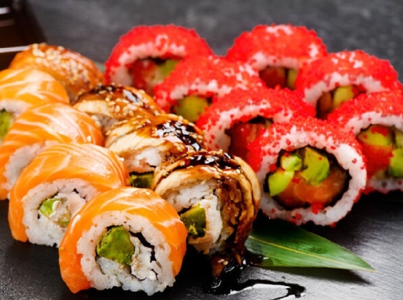Sushi rolls picture