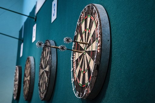 Dartboards for a Steeldart Tournament at a Tournament site
