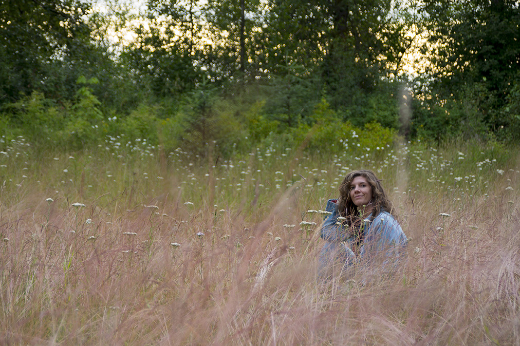 girl in grass