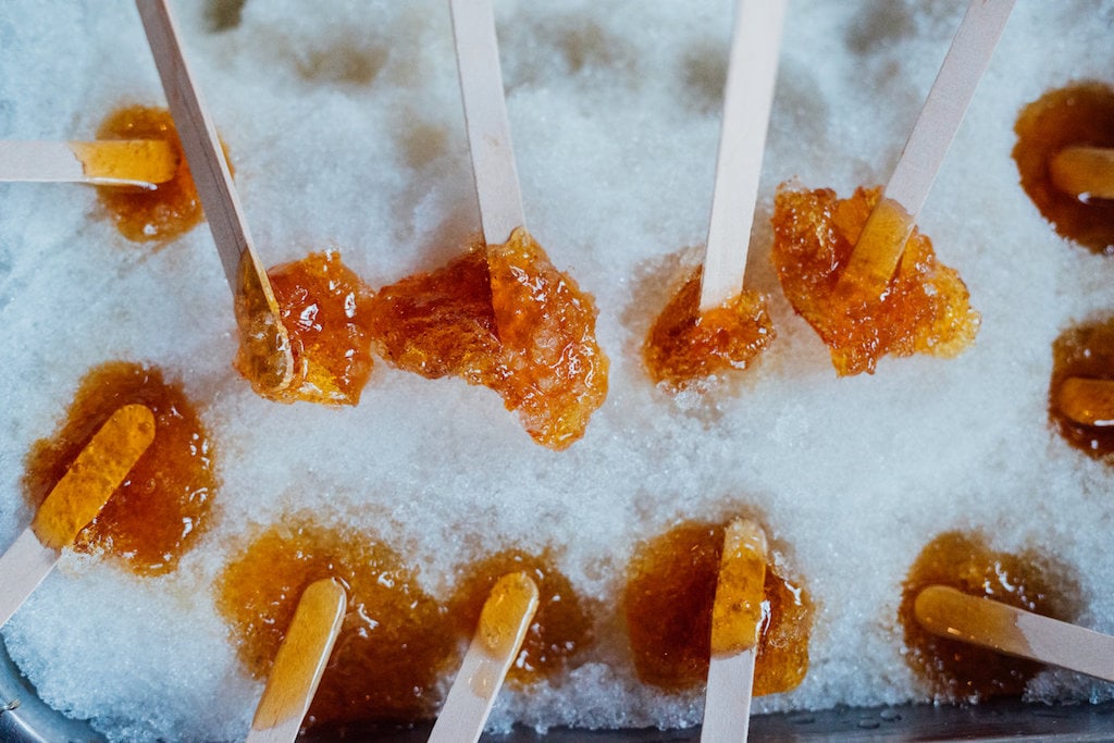 Maple taffy