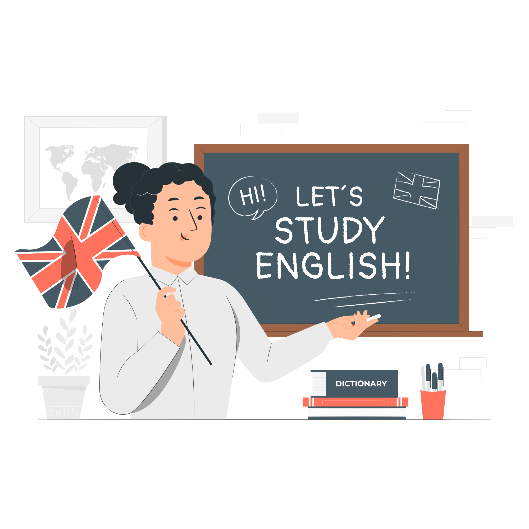 Let's learn English
