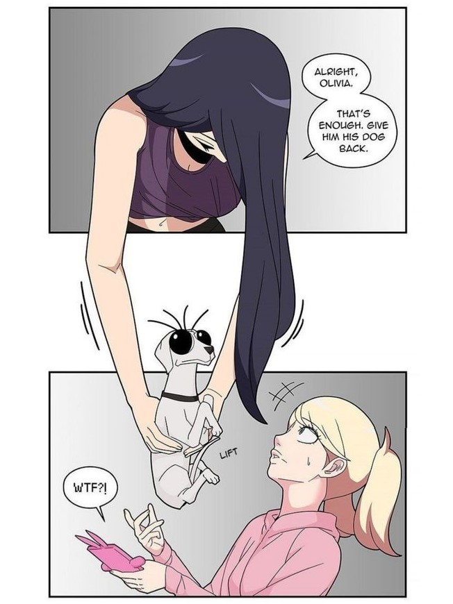 comic panel of the webtoon Let's Play