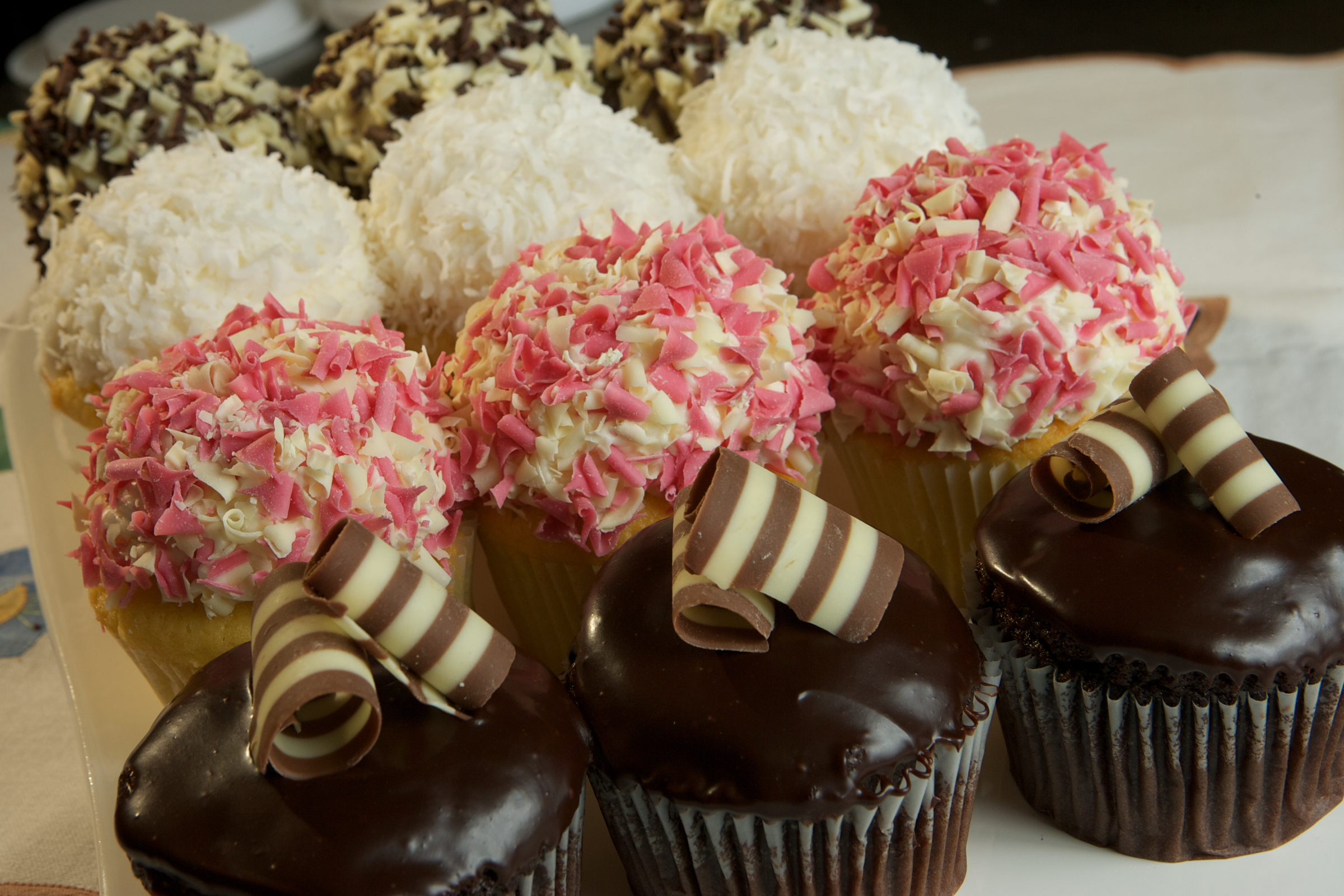 Different cupcake flavors