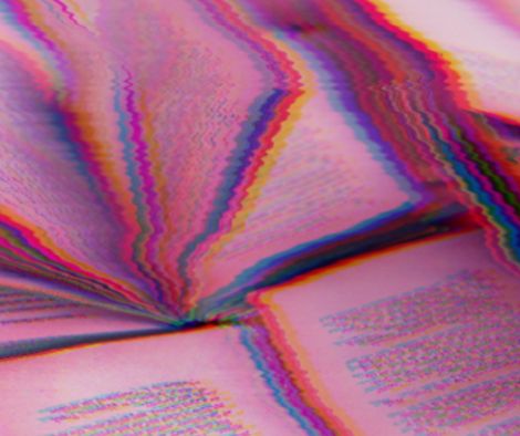 books with colorized effect