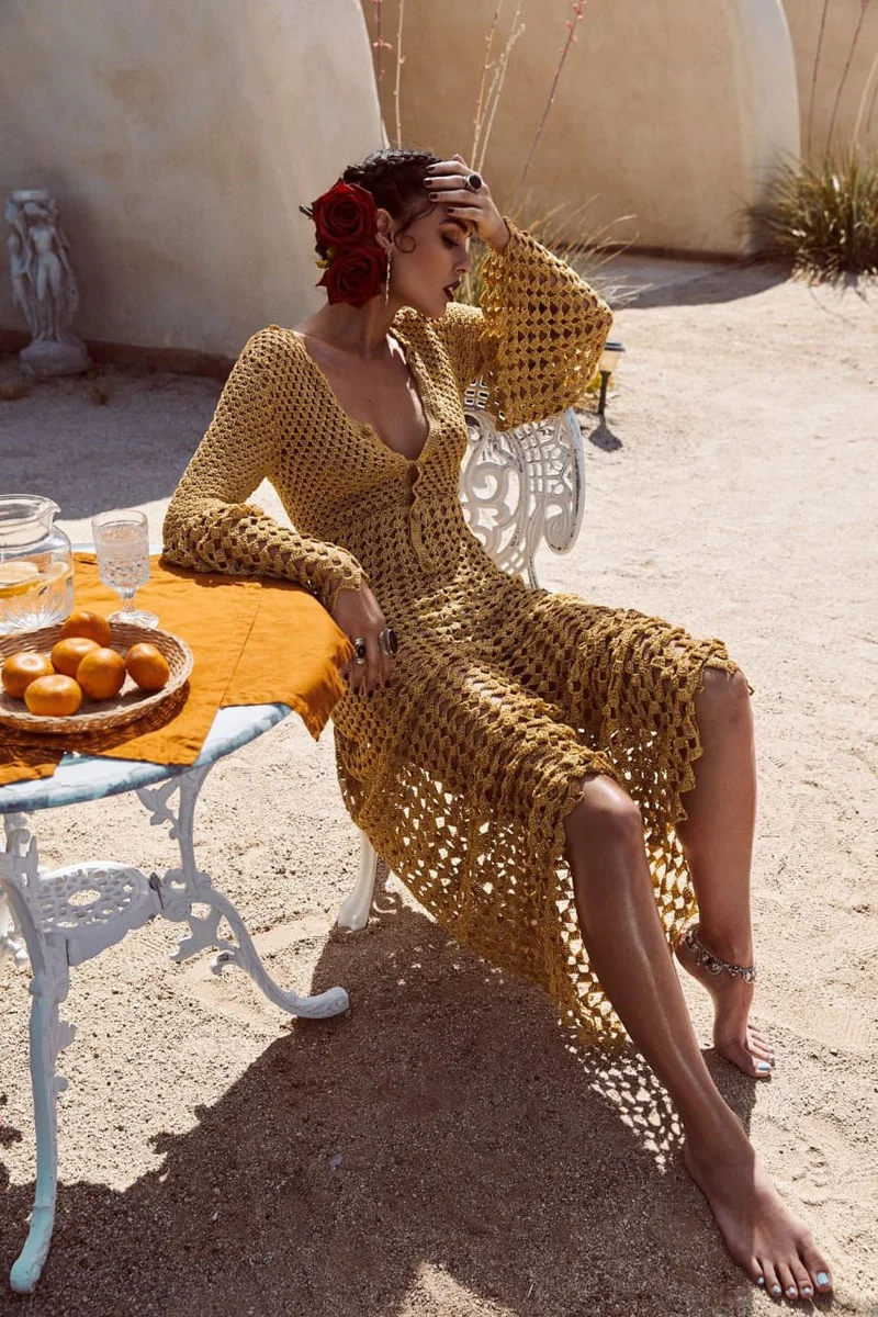Crochet dress
