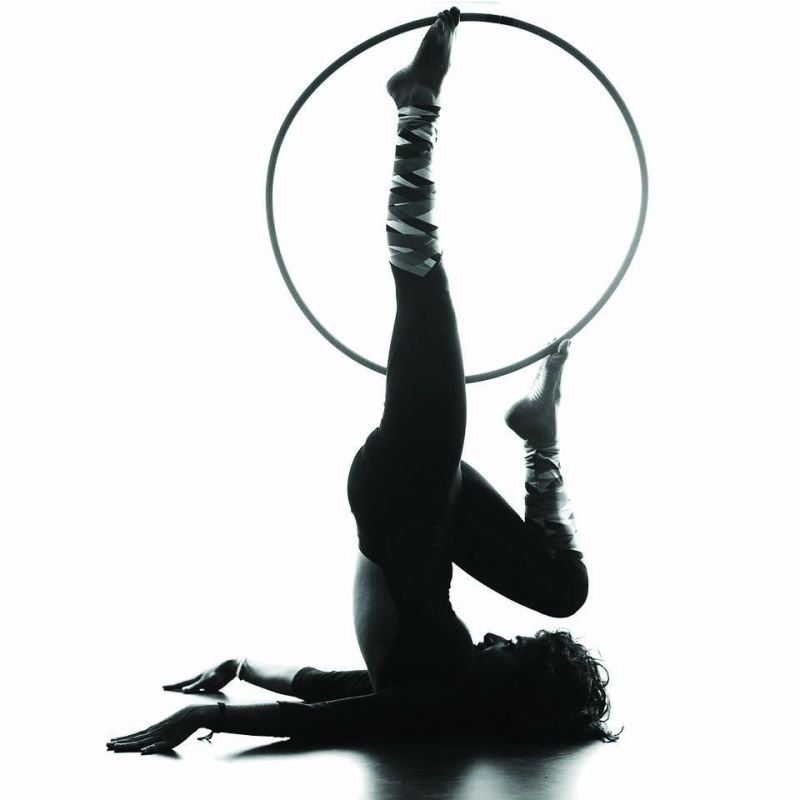 hula hooping leg trick