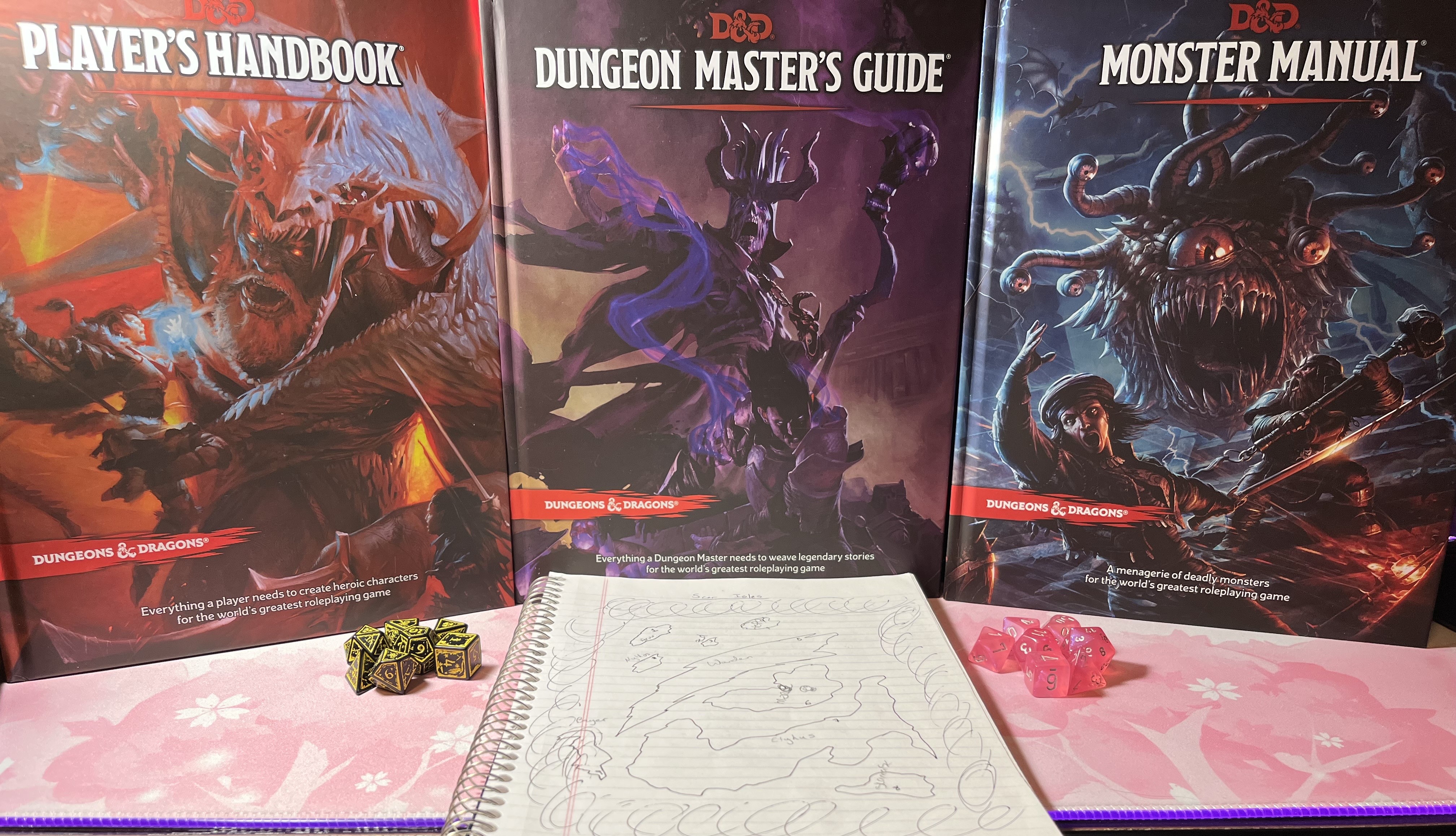 Core Rulebooks and Dice