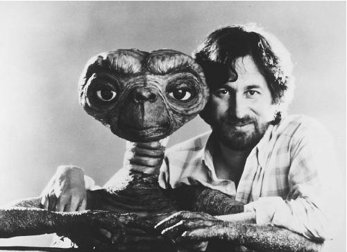E.T. with Steven Spielberg