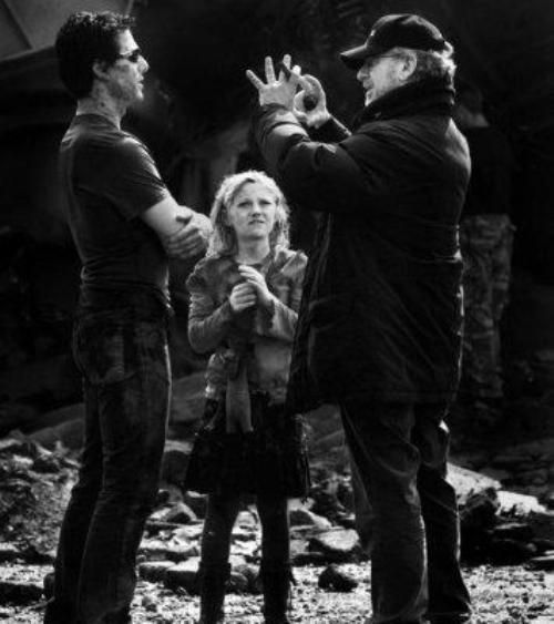 Steven on set of war of the worlds