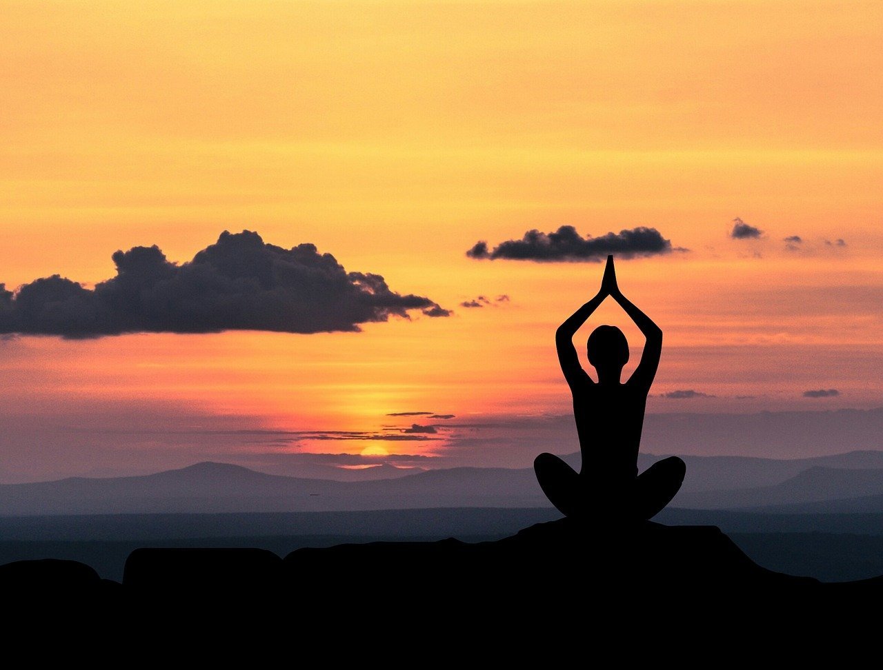 Woman doing yoga