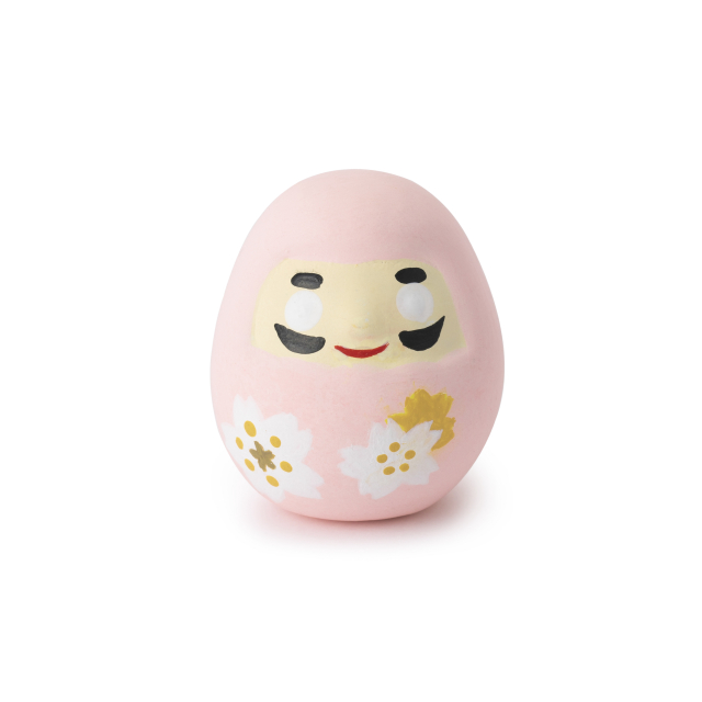 Pink sakura daruma