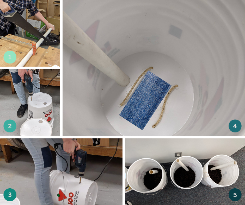 5 step-DIY bucket system project