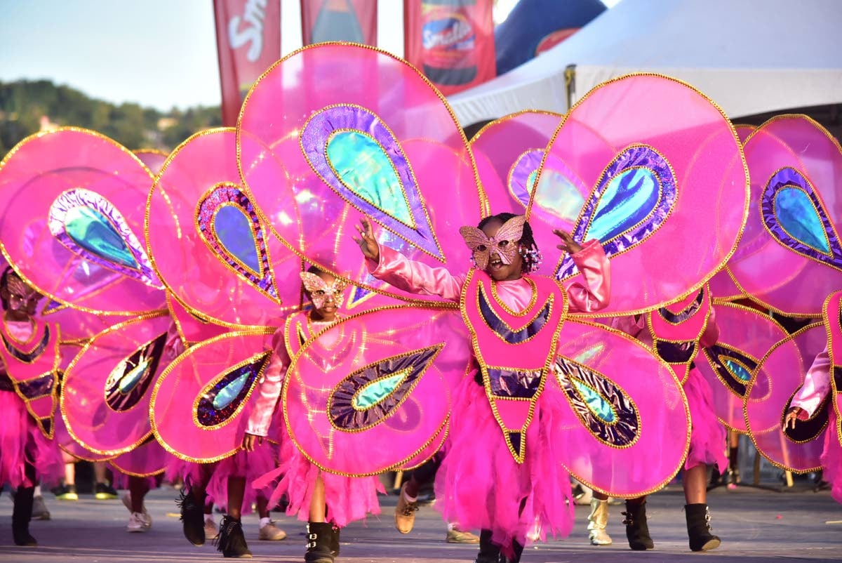 Cute kids playing Kiddies Carnival