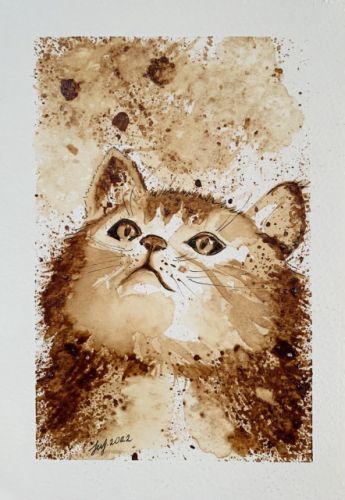Coffee painting