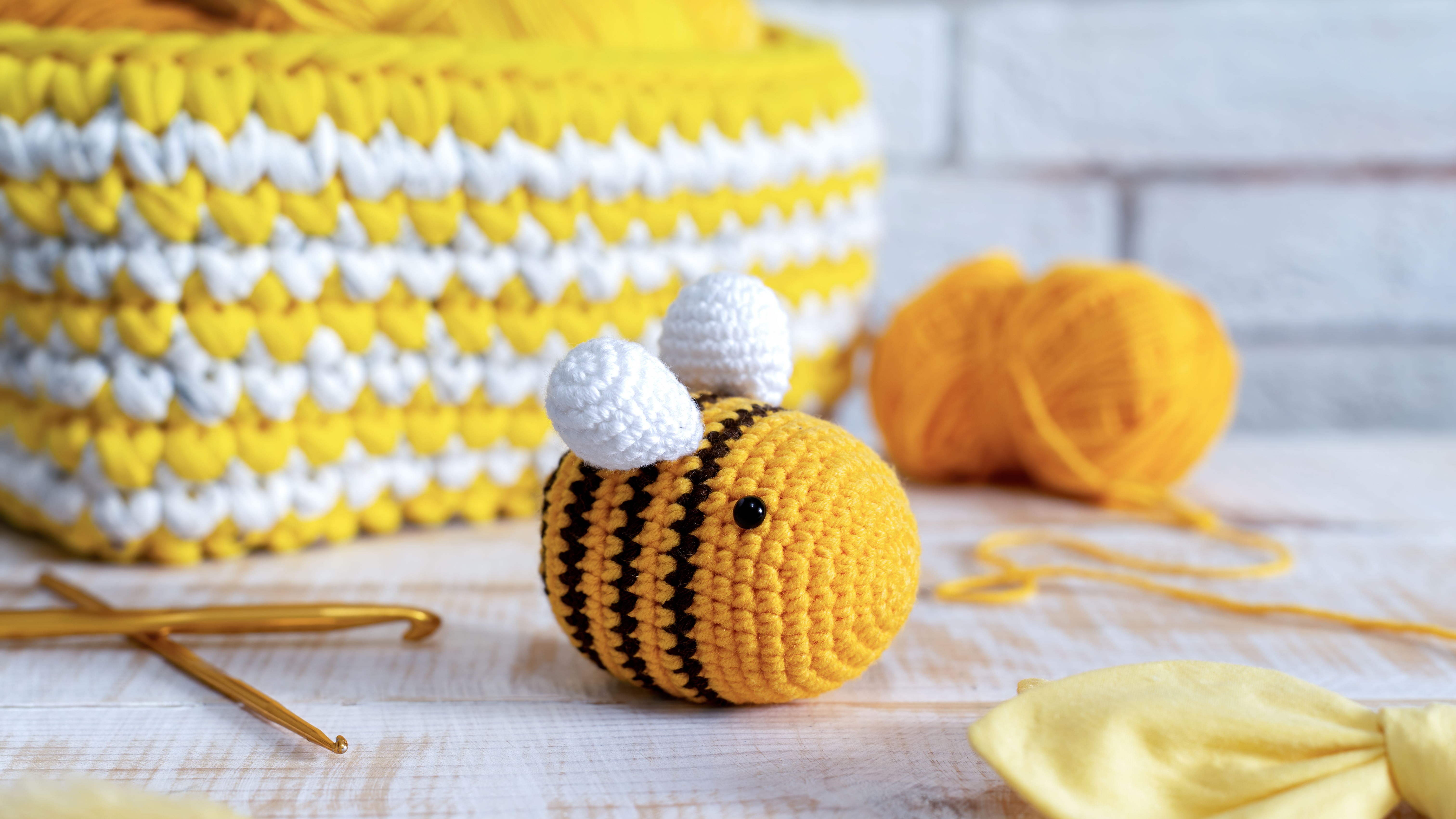 Crocheted Bee
