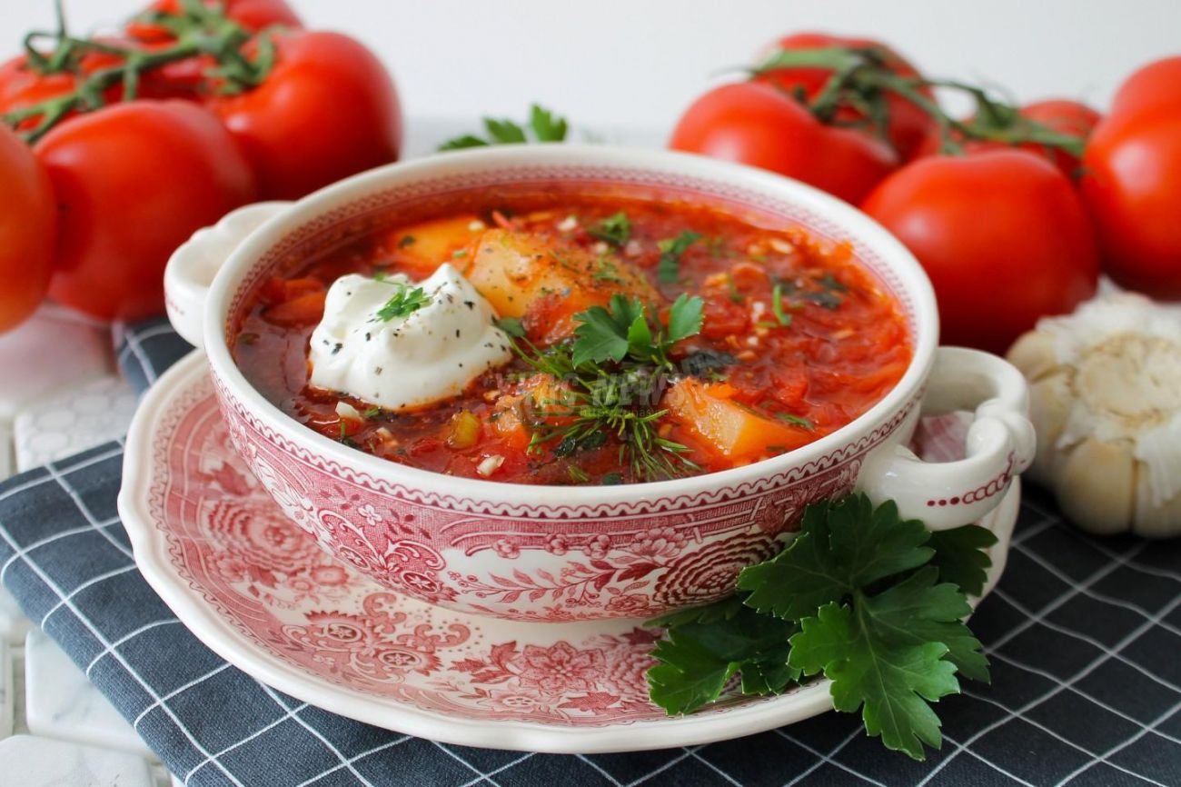 Ukrainian borsch