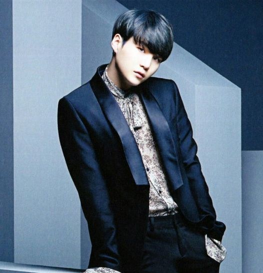 Min Yoongi in a suit
