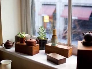 Tea in window