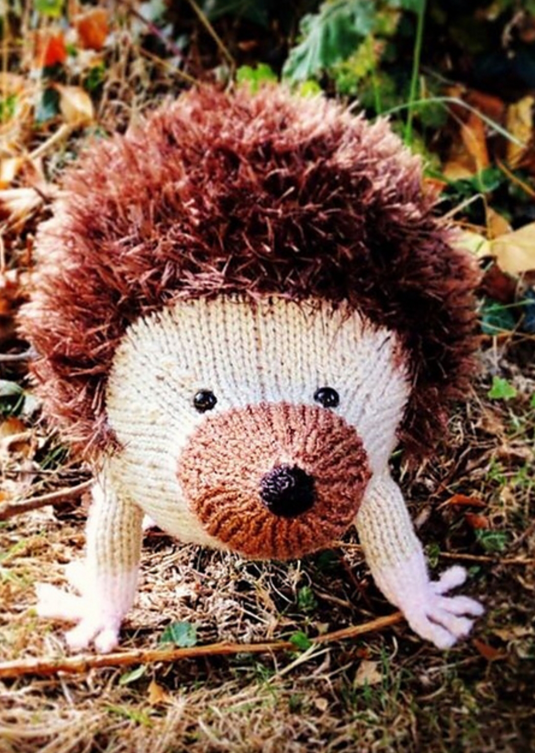 Knitted Hedgehog
