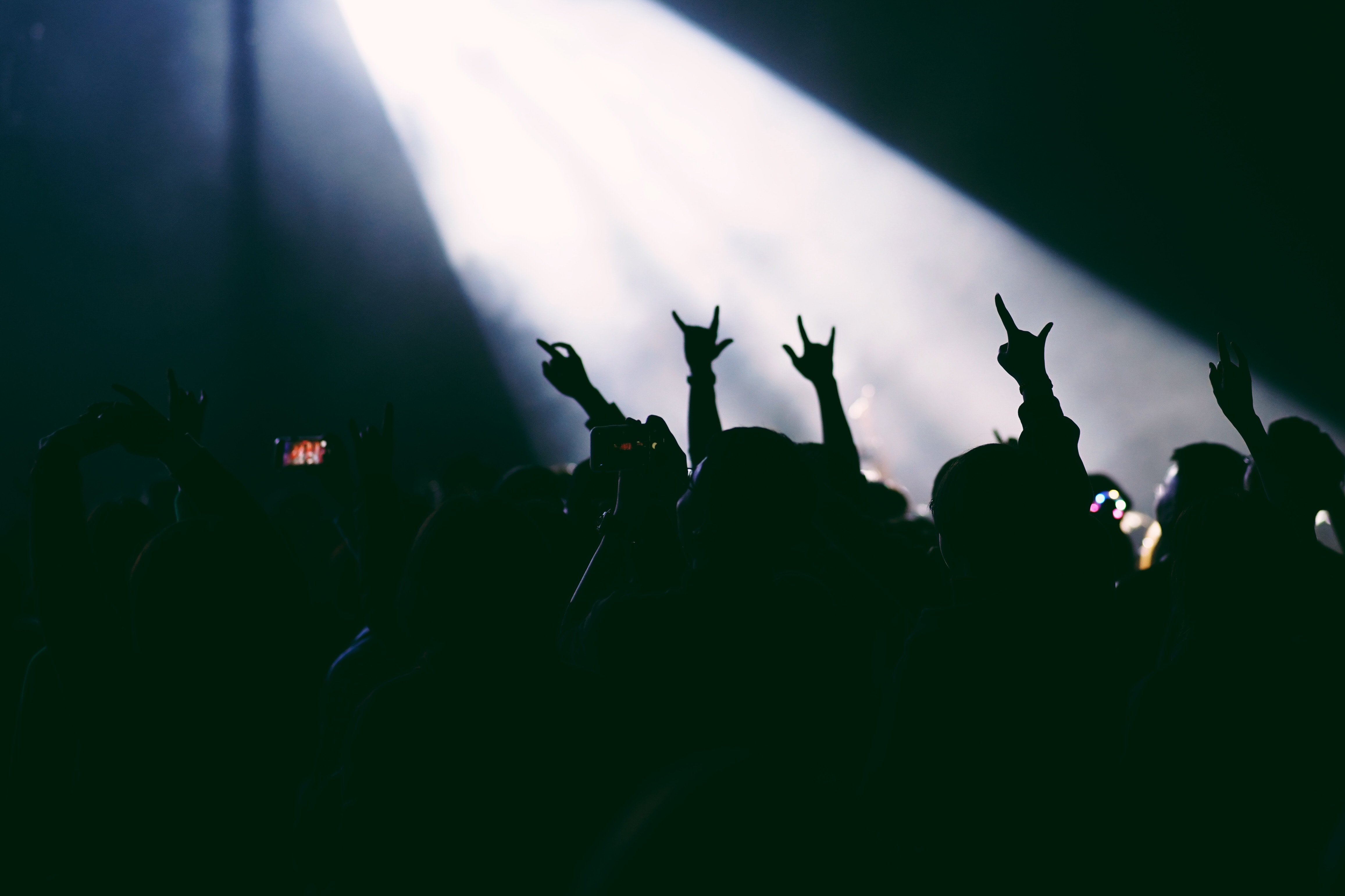 Rock concert picture of crowd by Unsplash