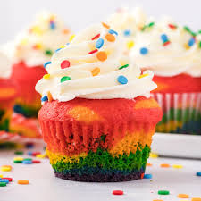  Rainbow Cupcake