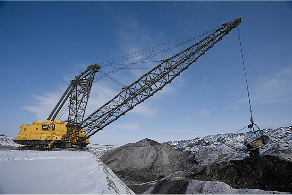 dragline excavator