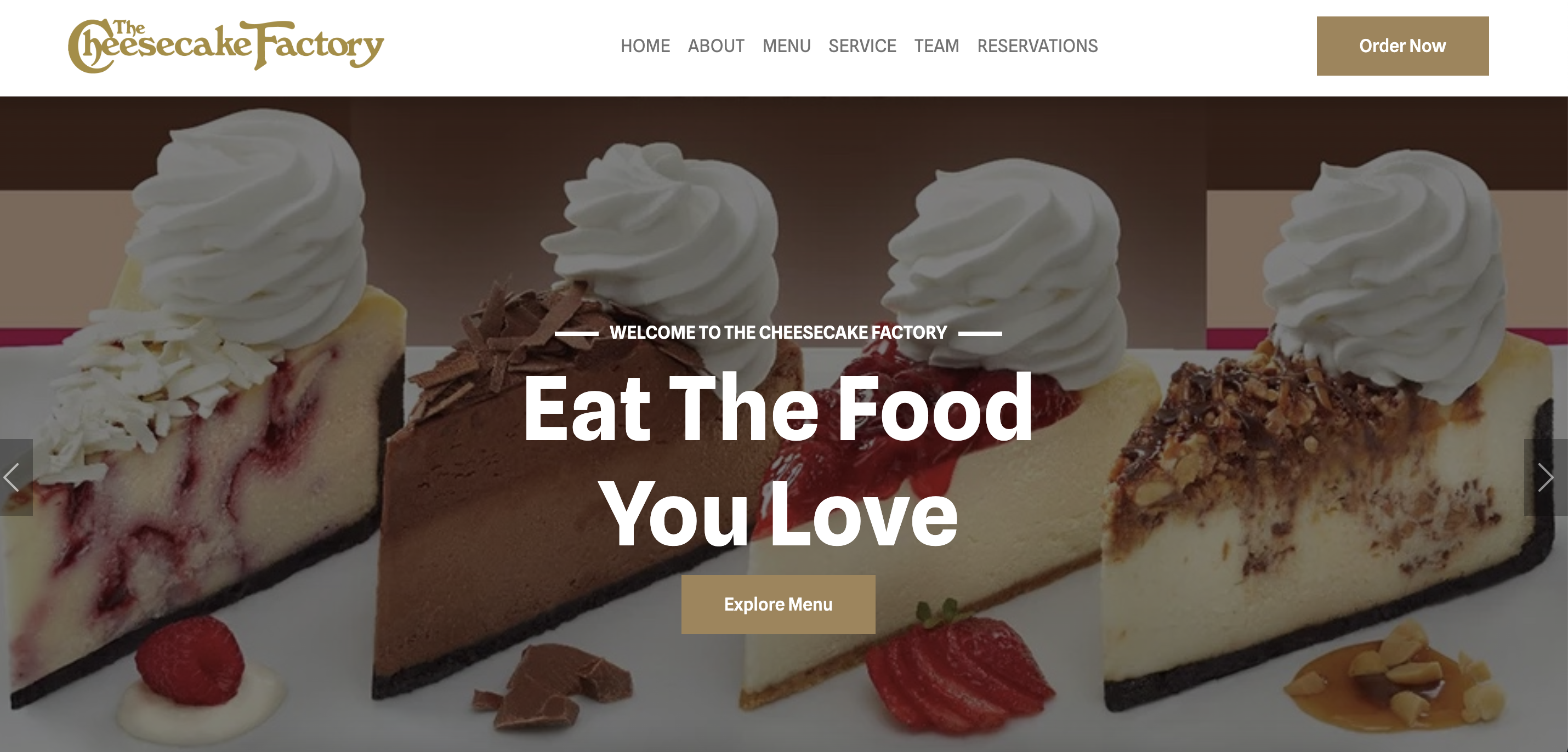 Restaurant project preview