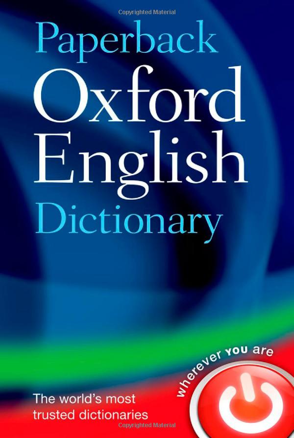Paperback Oxford English Dictionary