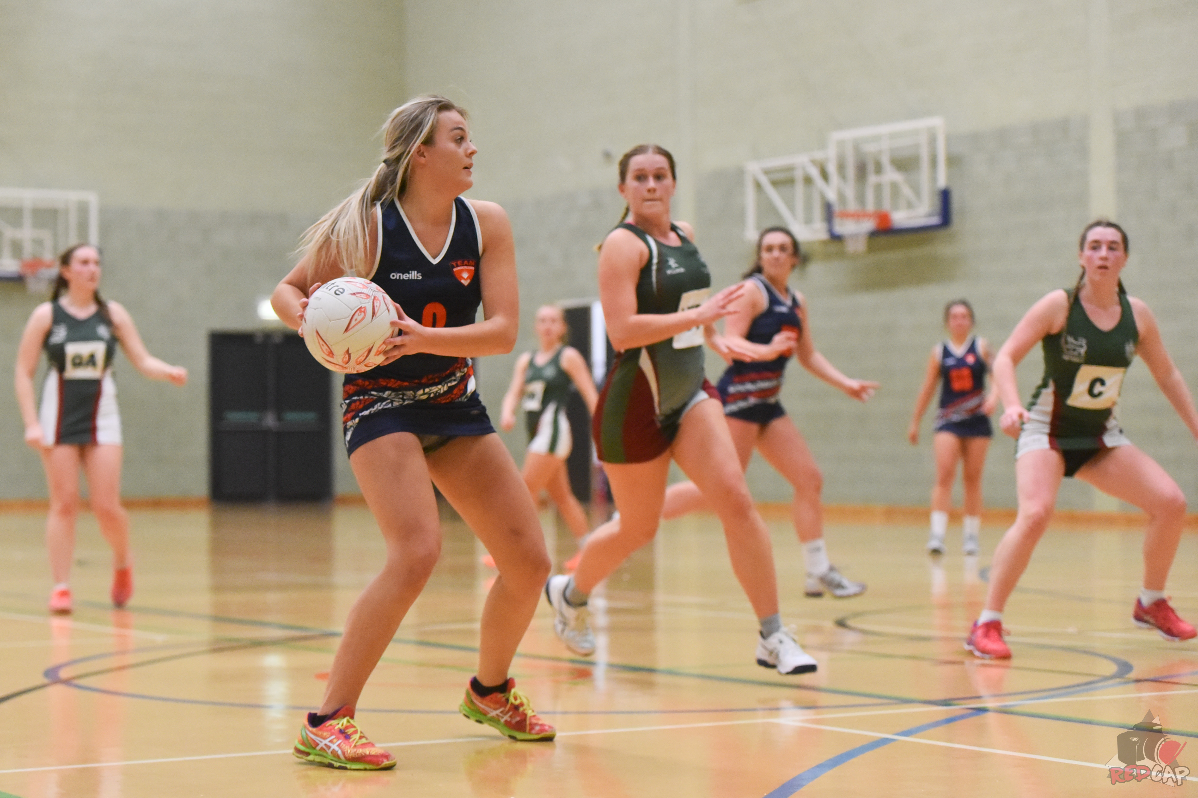 University netball in-play
