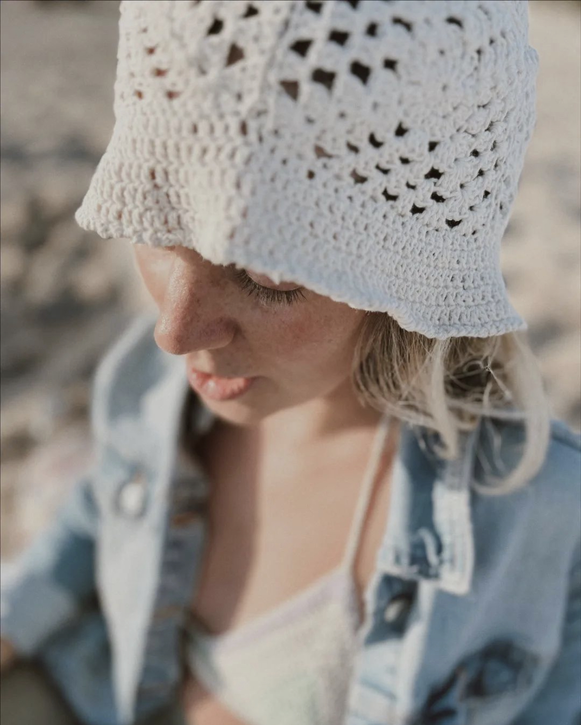 ale looking to the floor 