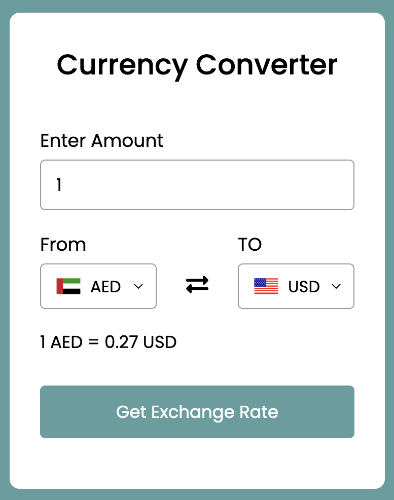 Currency Exchange project preview