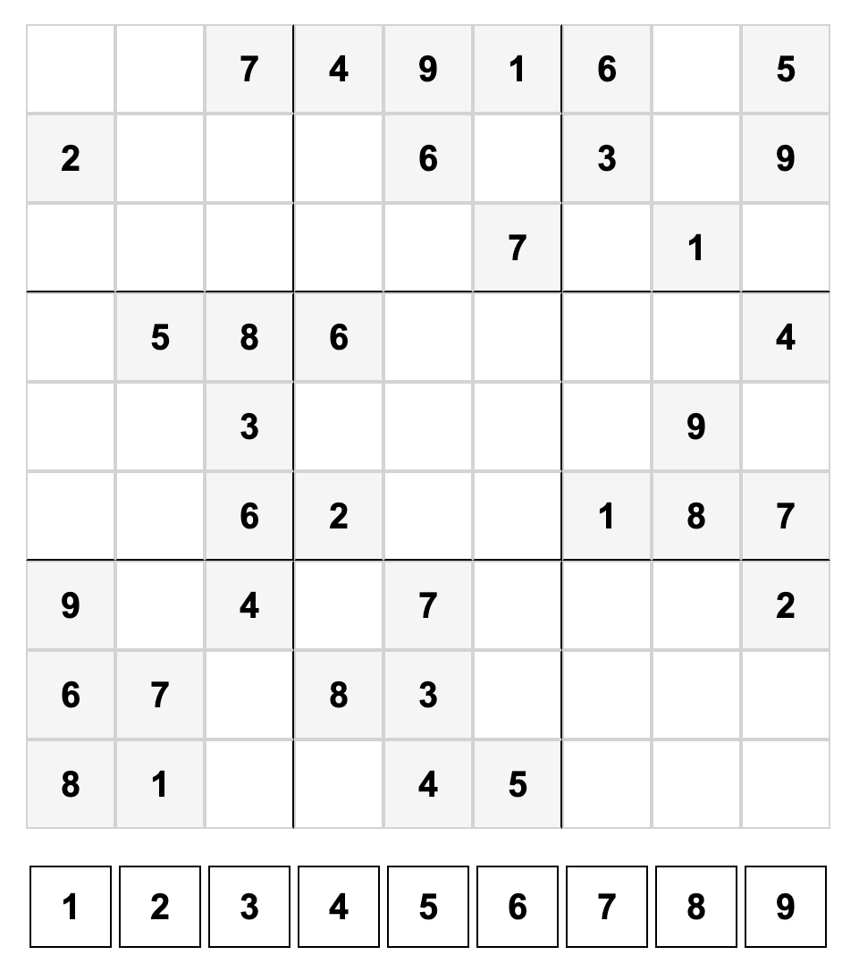 Sudoku project preview